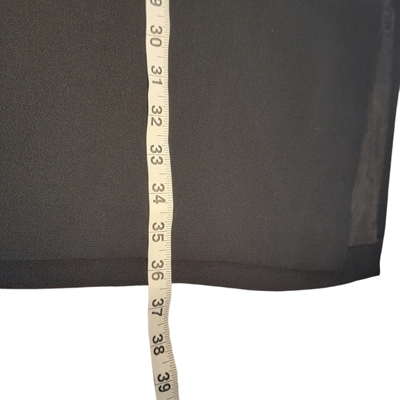 Donna Morgan Vintage Pencil Night Out Formal Little Black Skirt Women's Size 12 - Picture 11 of 12